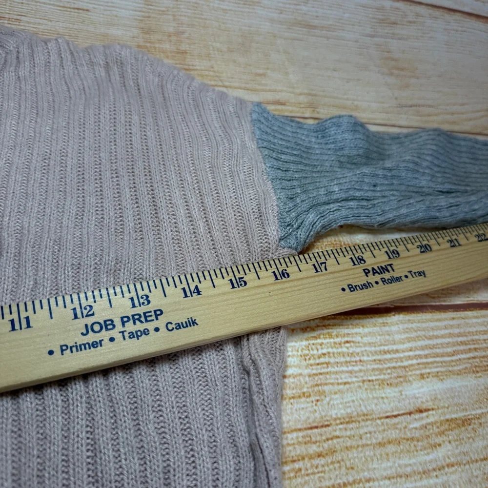 High Neck Color Block‎ Sweater Dress